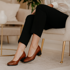 Chaussures élégantes à talon bloc confort