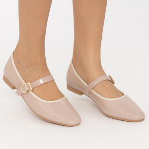 Ballerines vernies avec bride élégante