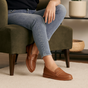 Mocassins confort au design classique et élégant