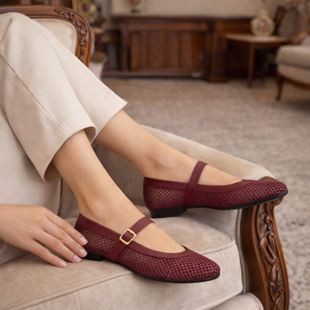 Ballerines à bride ajourée élégante – Image 2